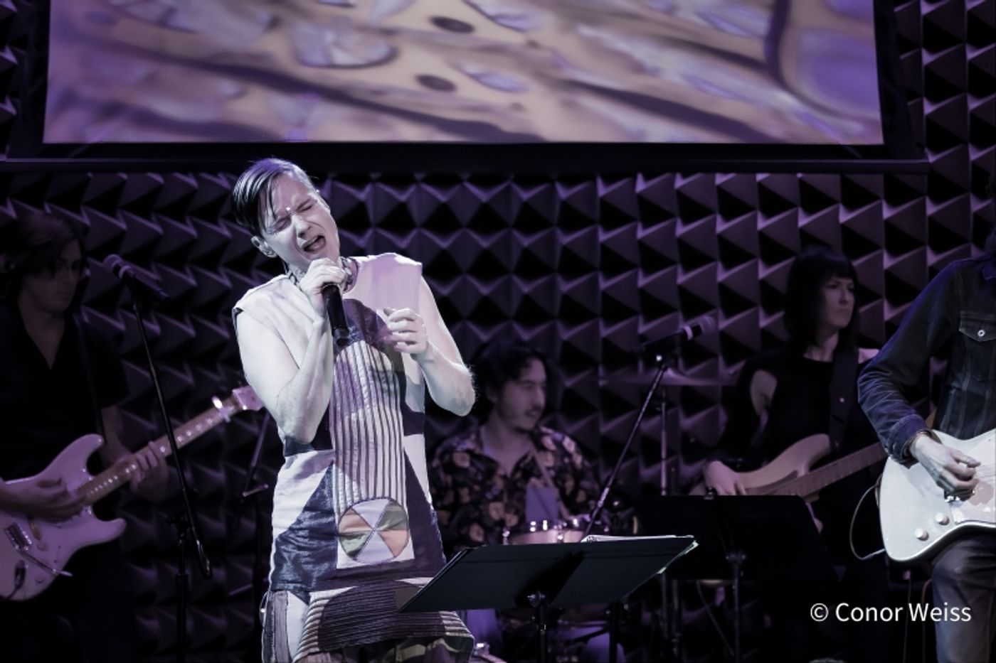 Photos: John Cameron Mitchell & Amber Martin in CASSETTE ROULETTE At Joe's Pub  Image