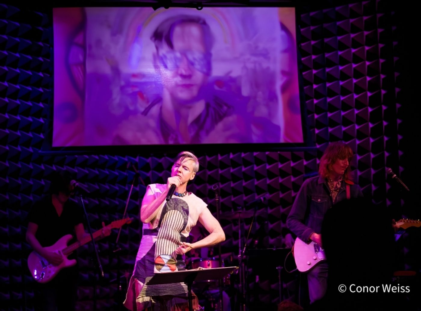 Photos: John Cameron Mitchell & Amber Martin in CASSETTE ROULETTE At Joe's Pub  Image
