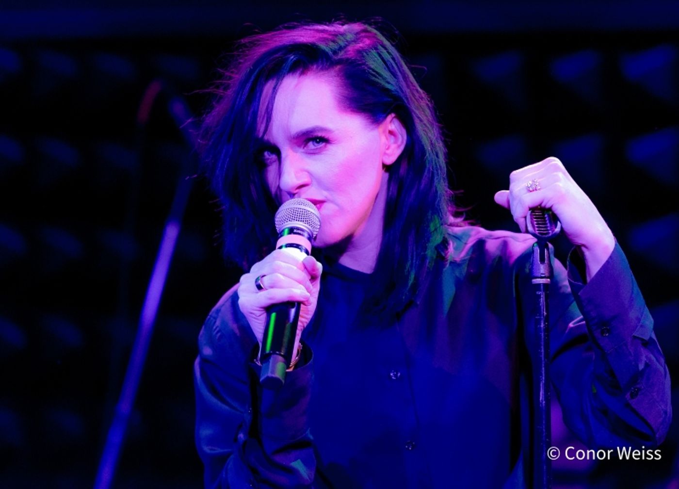 Photos: John Cameron Mitchell & Amber Martin in CASSETTE ROULETTE At Joe's Pub  Image