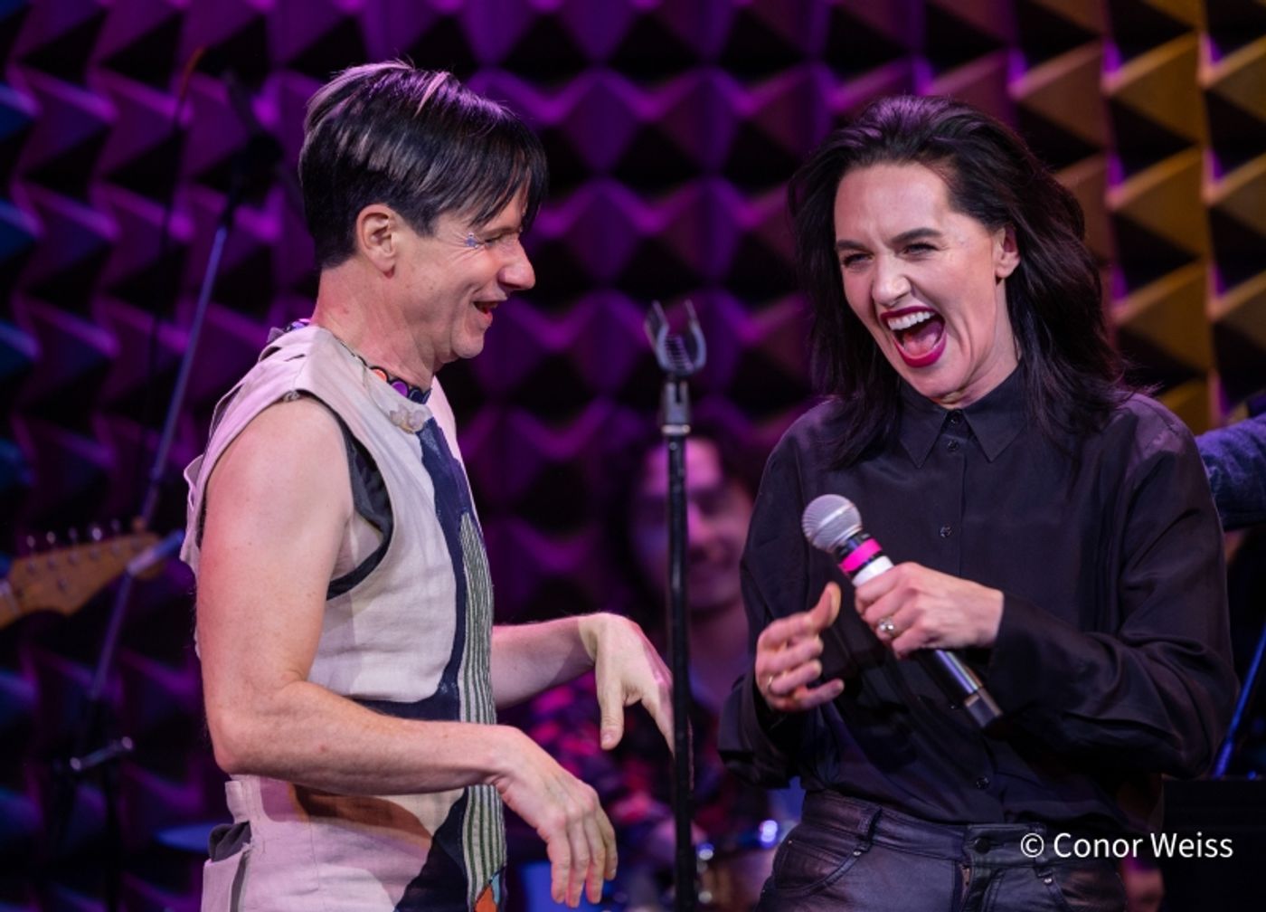 Photos: John Cameron Mitchell & Amber Martin in CASSETTE ROULETTE At Joe's Pub  Image