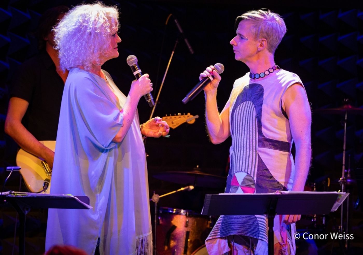 Photos: John Cameron Mitchell & Amber Martin in CASSETTE ROULETTE At Joe's Pub  Image