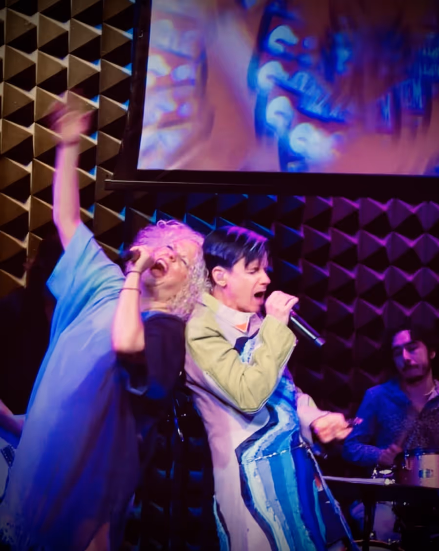 Review: John Cameron Mitchell and Amber Martin's CASSETTE ROULETTE at Joe's Pub Is a Winner!  Image