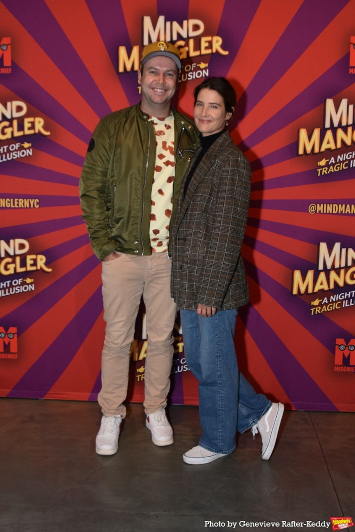 Taran Killam and Cobie Smulders at 