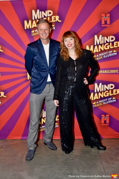 David Howe (Lighting Designer) and Hannah Sharkey (Director) Photo