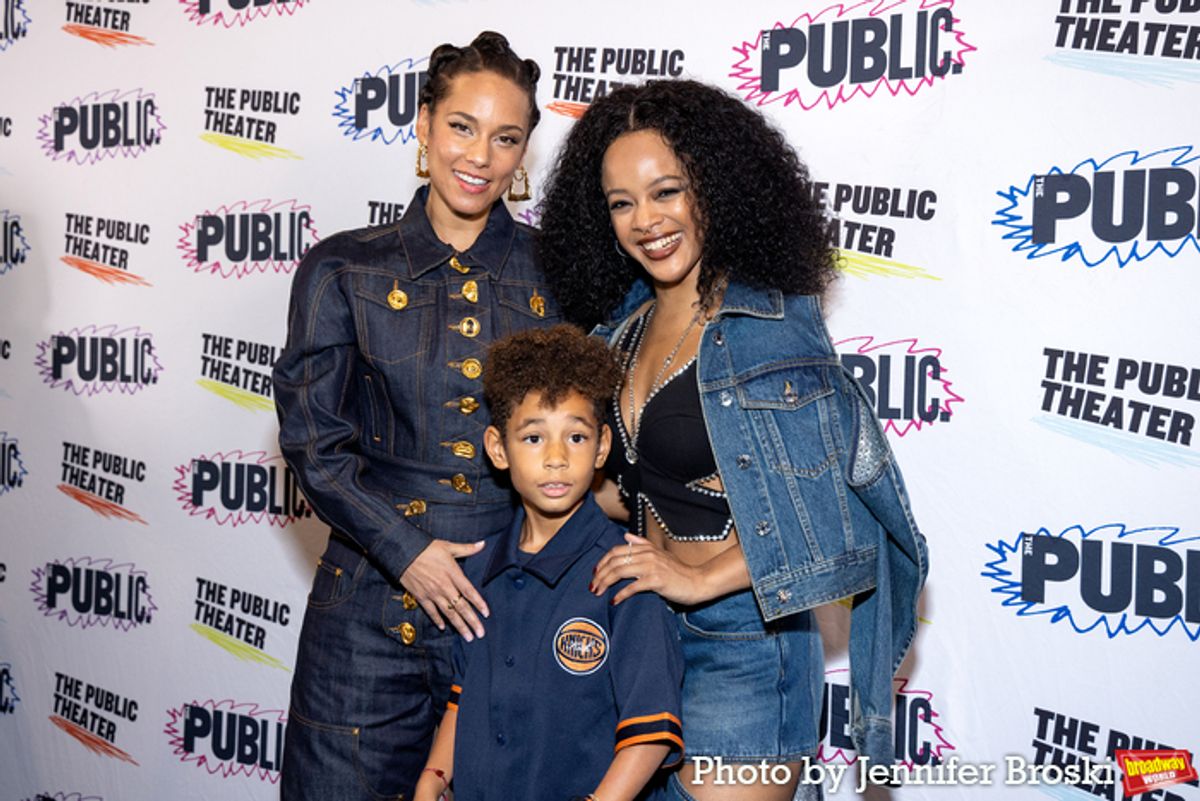 Alicia Keys, Genesis Ali Dean, Maleah Joi Moon at 