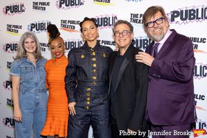 Mandy Hackett, Camille A. Brown, Alicia Keys, Michael Greif, Oskar Eustis @ BroadwayWorld Mandy Hackett, Camille A. Brown, Alicia Keys, Michael Greif, Oskar Eustis Photo