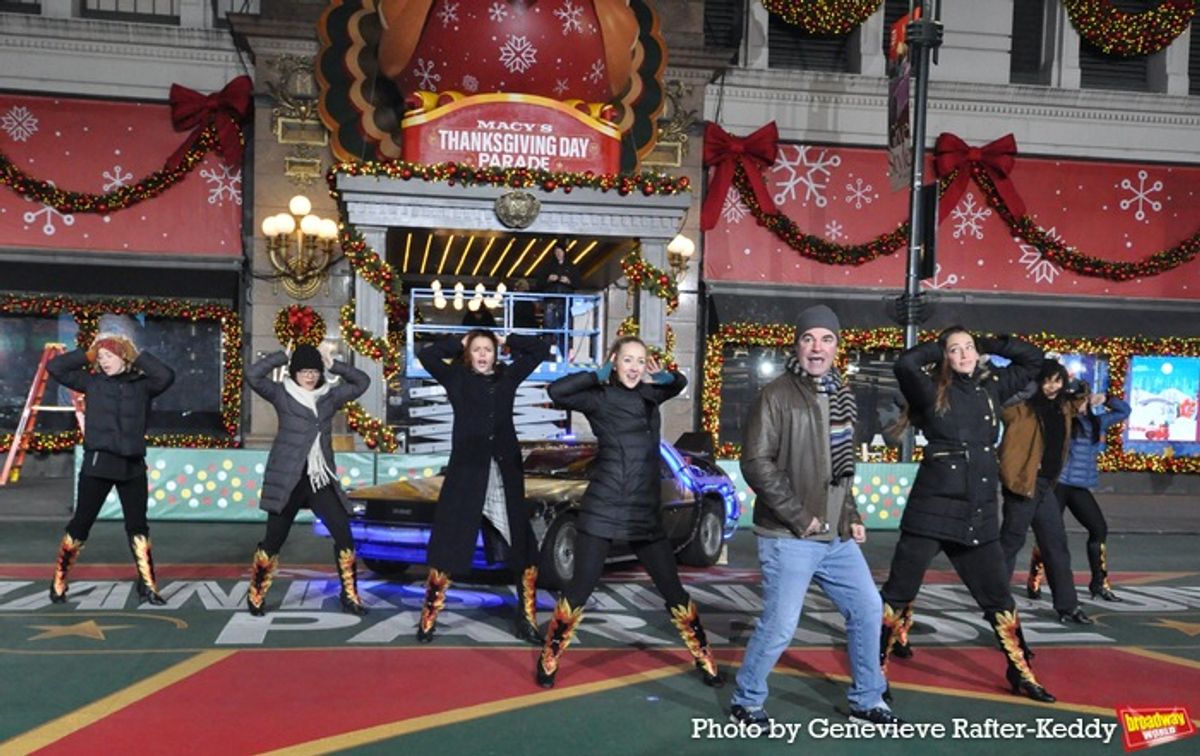 Roger Bart and The Cast of Back To The Future at 