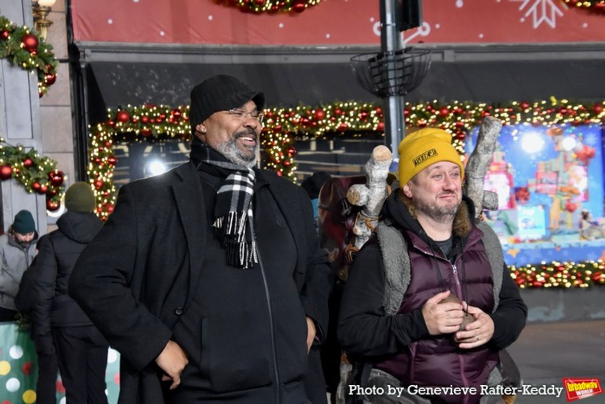 James Monroe Iglehart and Christopher Fitzgerald at 