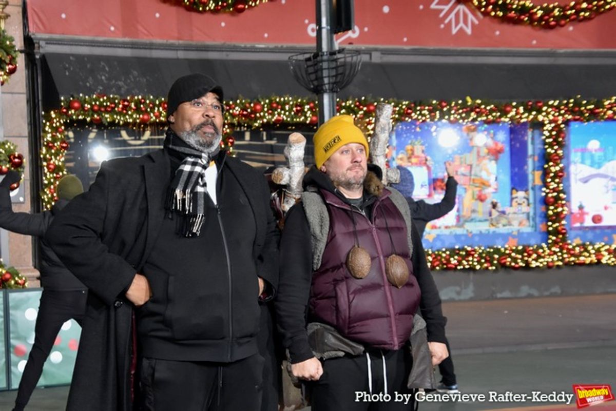 James Monroe Iglehart and Christopher Fitzgerald at 