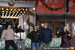 Lorna Courtney and Philippe Arroyo with The Cast of &Juliet @ BroadwayWorld Lorna Courtney and Philippe Arroyo with The Cast of &Juliet Photo