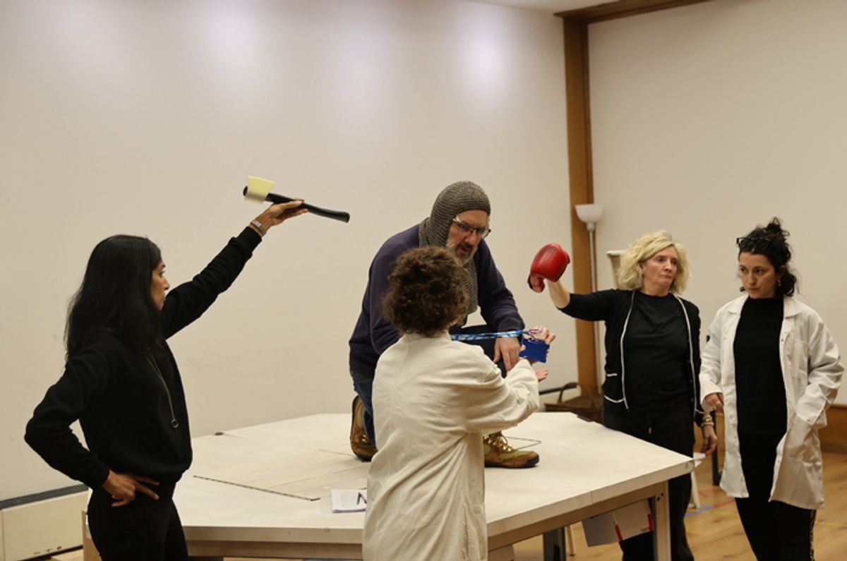 Natasha Jayetileke, Paul Chahidi, Faye Castelow, Debra Gillett, Amalia Vitale at 