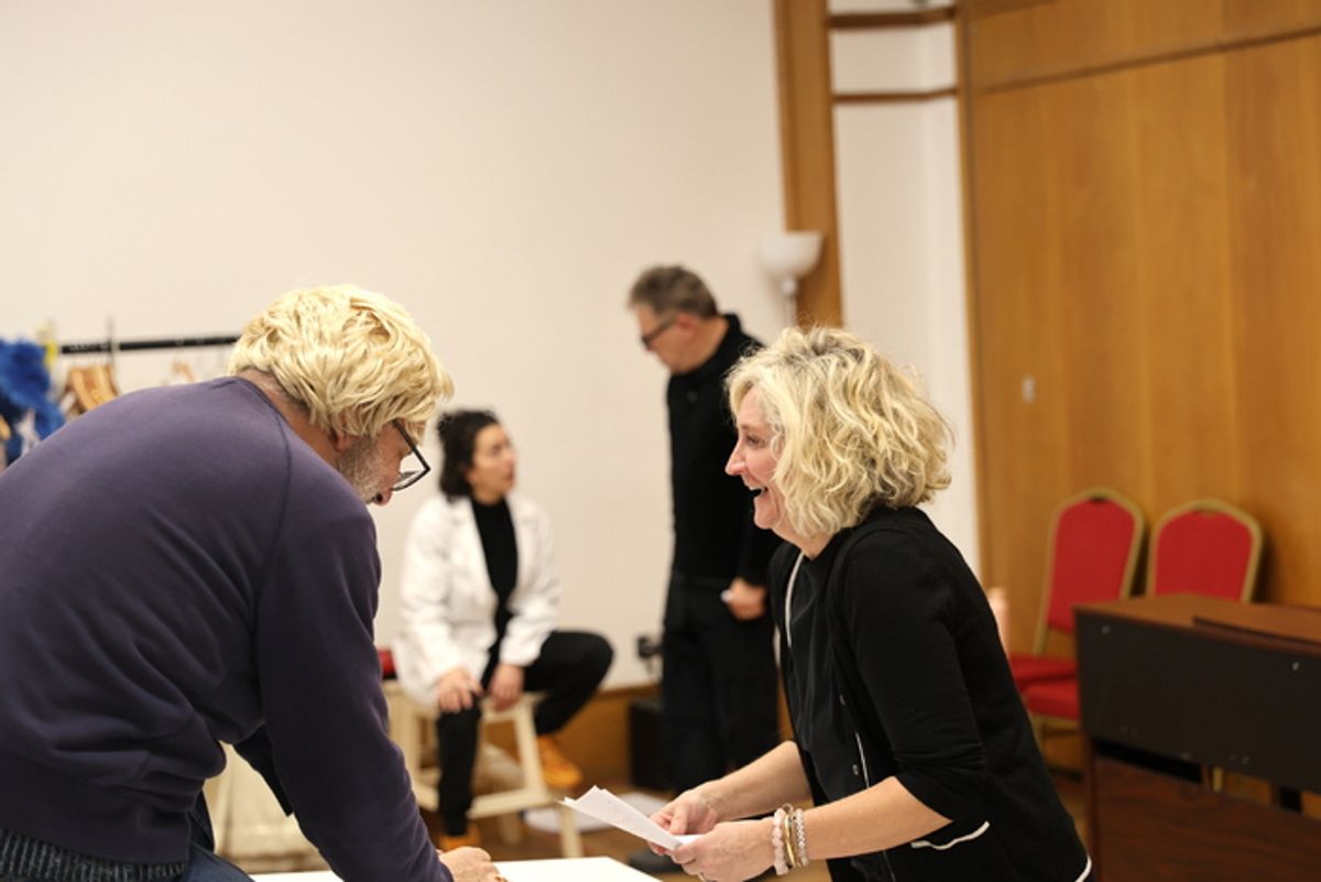 Paul Chahidi, Amalia Vitale, Patrick Marber, Debra Gillett at 