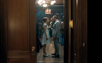 Carey Mulligan as Felicia Montealegre and Bradley Cooper as Leonard Bernstein Photo