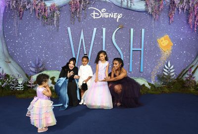 Julia Michaels and Ariana DeBose with guests Photo