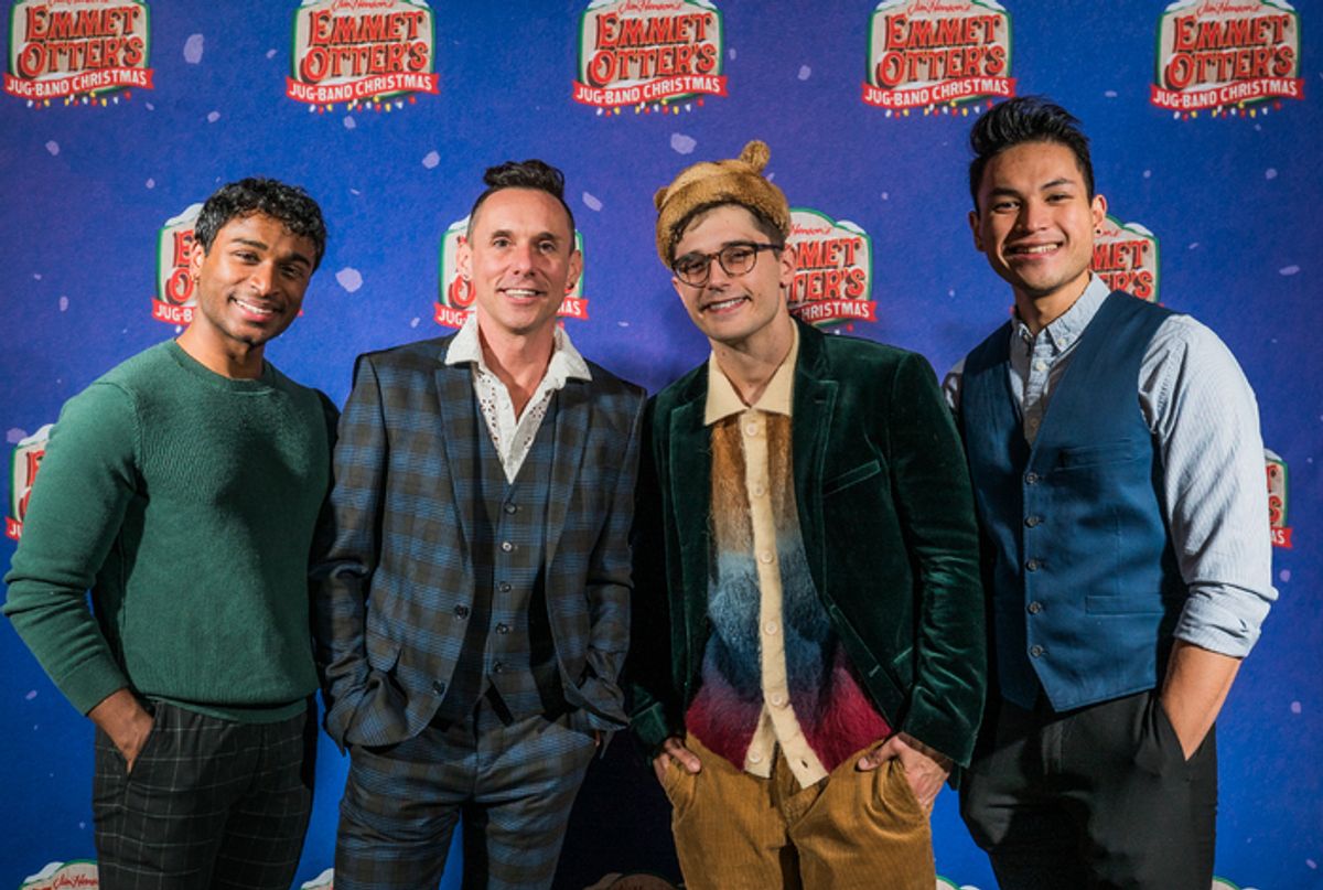 Ben Mathew, Nick Cearley, Andy Mientus, Steven Huynh at 