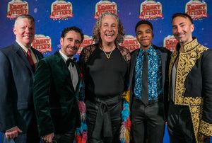David Barnathan, Christopher Gattelli, Timothy Allen McDonald, Alex Robertson, Kyle Provost. Photo by Jenn Udoni @ BroadwayWorld David Barnathan, Christopher Gattelli, Timothy Allen McDonald, Alex Robertson, Kyle P Photo