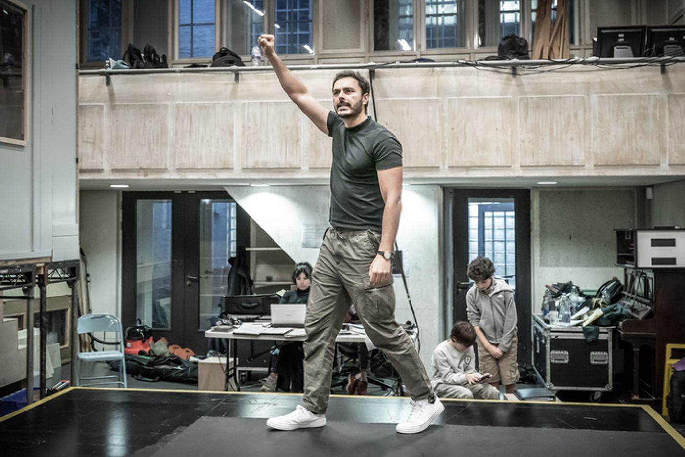 Photos: Inside Rehearsal For Donmar Warehouse's MACBETH,  Starring David Tennant and Cush Jumbo  Image