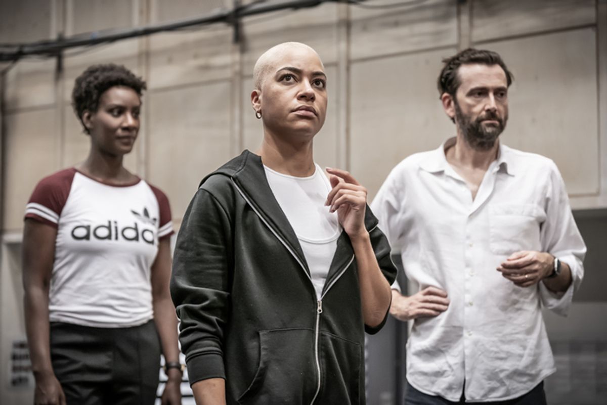 Moyo Akande, Cush Jumbo, David Tennant at 