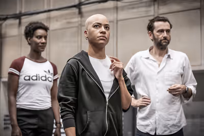 Moyo Akande, Cush Jumbo, David Tennant Photo