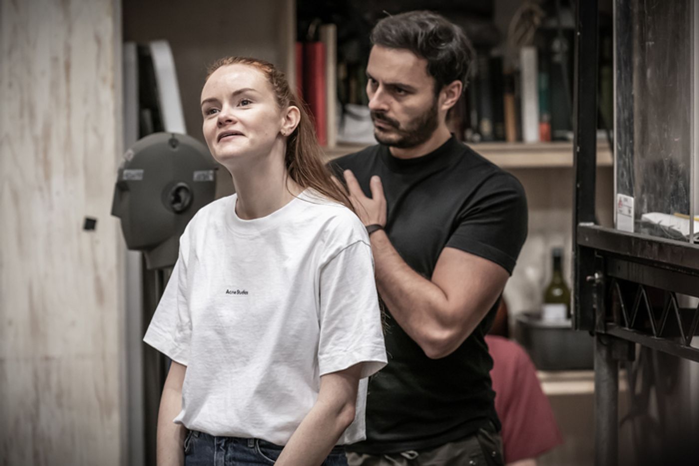 Photos: Inside Rehearsal For Donmar Warehouse's MACBETH,  Starring David Tennant and Cush Jumbo  Image
