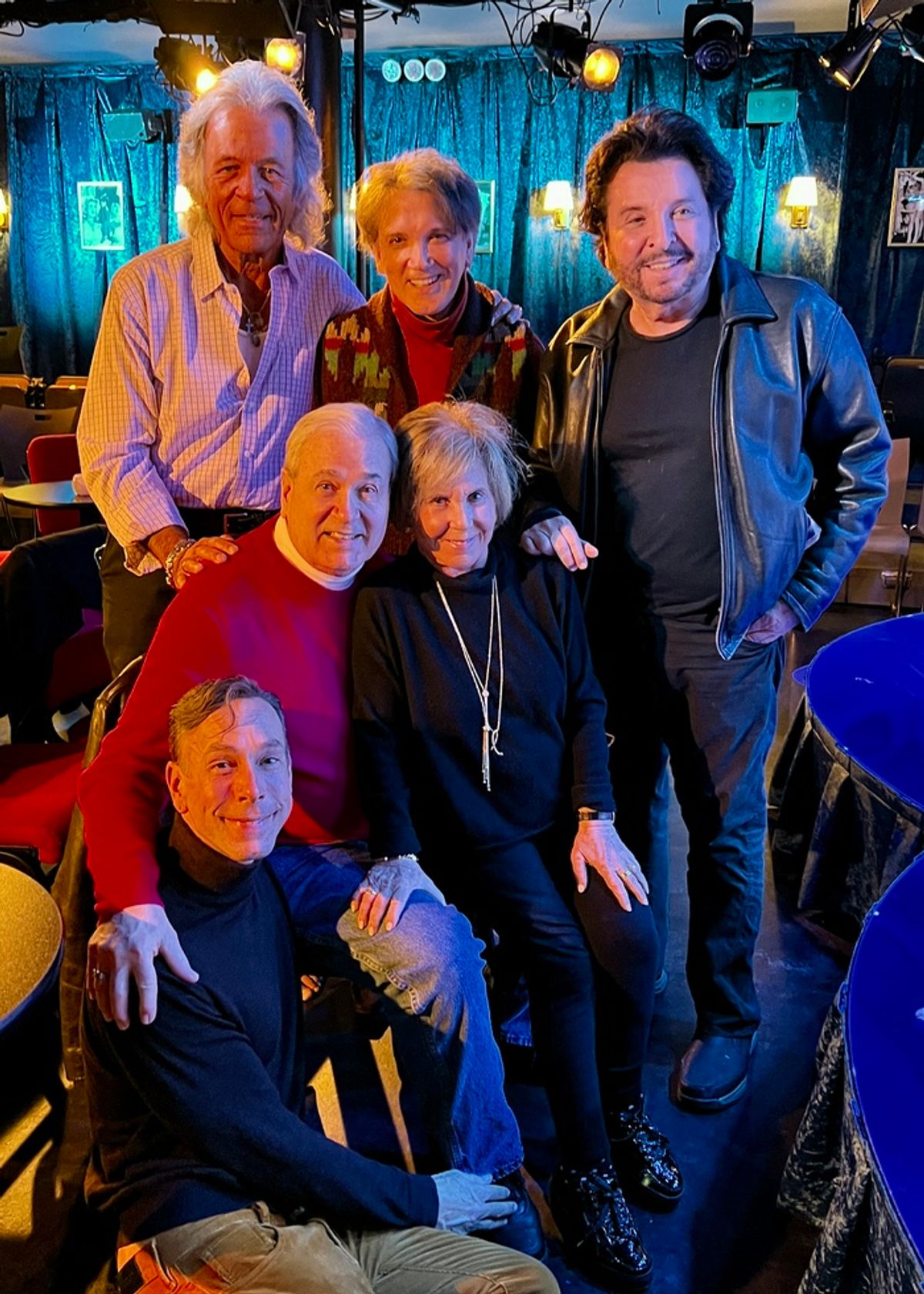 Donnie, Charles Busch, Michael Ayervias, Riki Kane Larimer, Lee Roy Reams, Wade McCollum at 