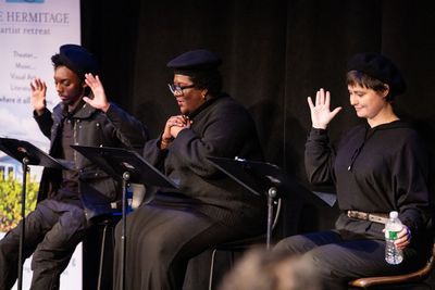 Jason Maina, Shariffa Ali and Joanna Evans Photo