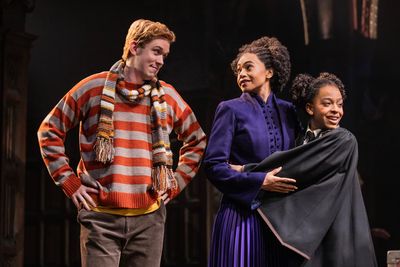 Daniel Fredrick as Ron Weasley, Cara Ricketts as Hermione Granger, Maya Jerome Thomas Photo