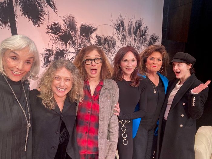 Exclusive Photos: Rachel Brosnahan and Carol Kane Visit MADWOMEN OF THE WEST  Image