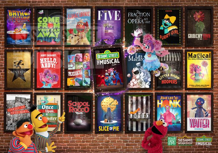 Photo: SESAME STREET THE MUSICAL Releases Special Edition Broadway Parody Poster to Benefit Sesame Workshop — photo 1 of 1