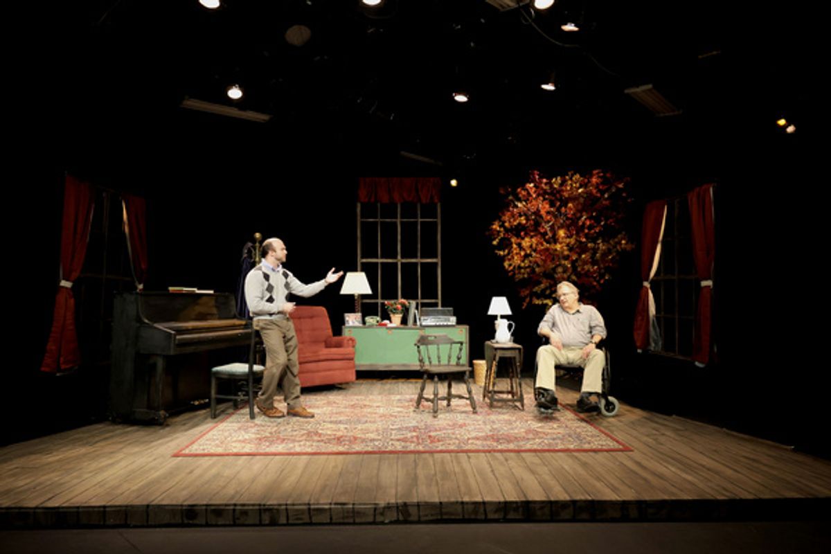 Tuesdays with Morrie at Stage Door Theatre as a mainstage production for Season 50 at 