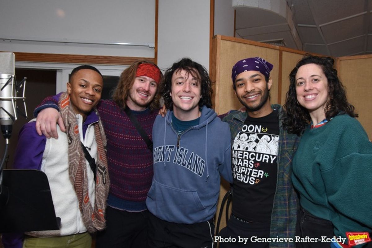 Deandre Devon, Max Sangerman, Sean Watkinson, Jordan Dobson and Mary Page Nance at 