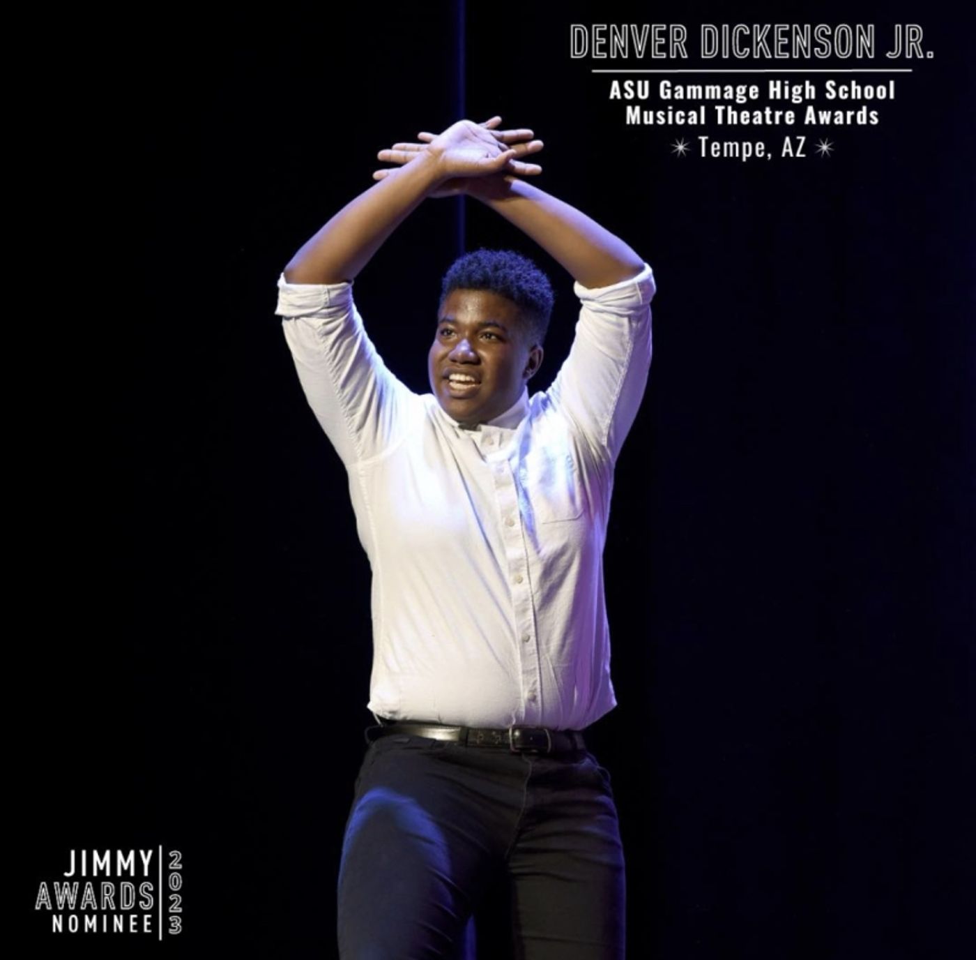 Student Blog: 2023 Jimmy Award Nominee Denver Dickenson Jr. on Defying Expectations and Thriving with Versatility  Image