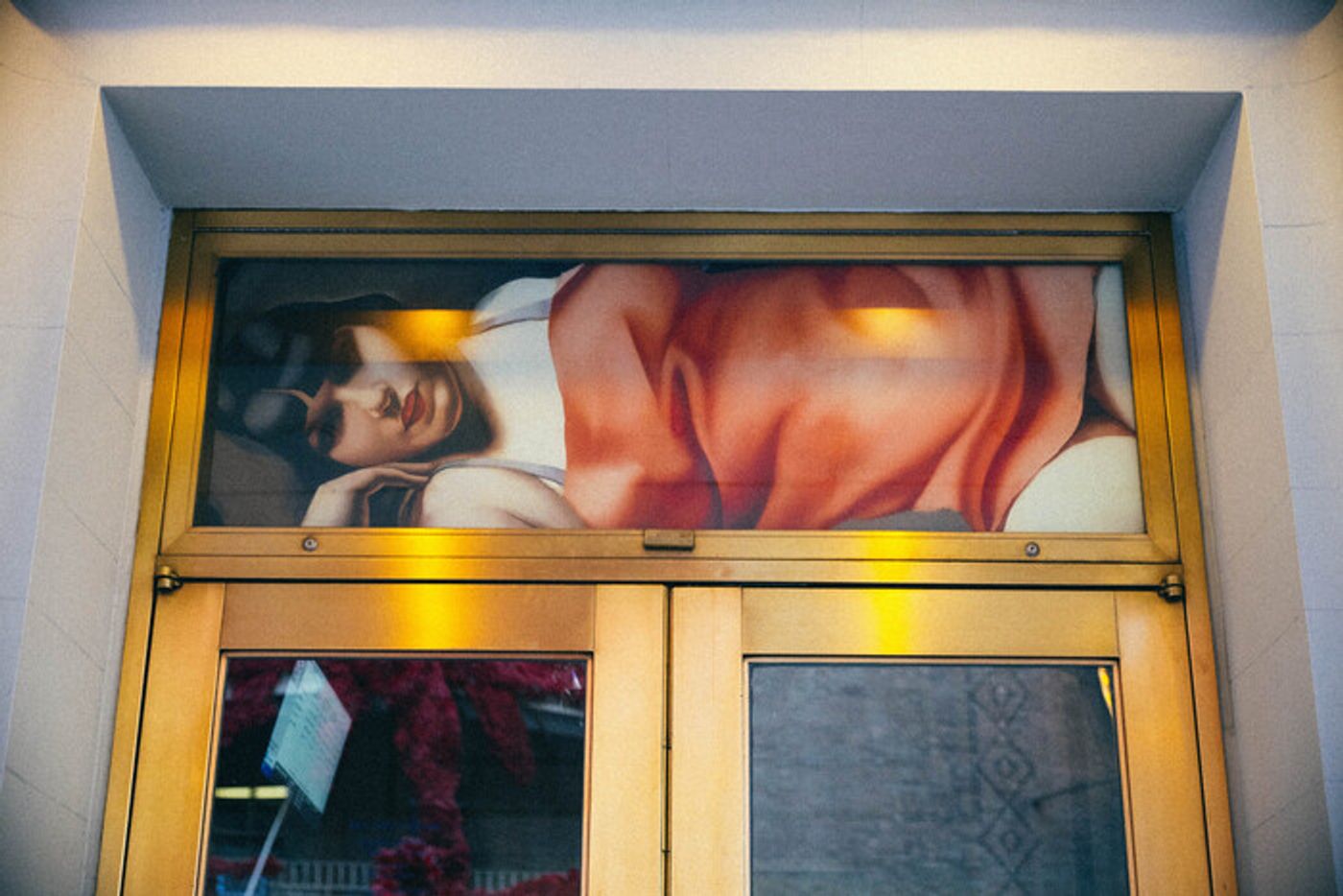 Photos: Selected Works of Tamara de Lempicka Are On Display Outside the Longacre Theatre  Image