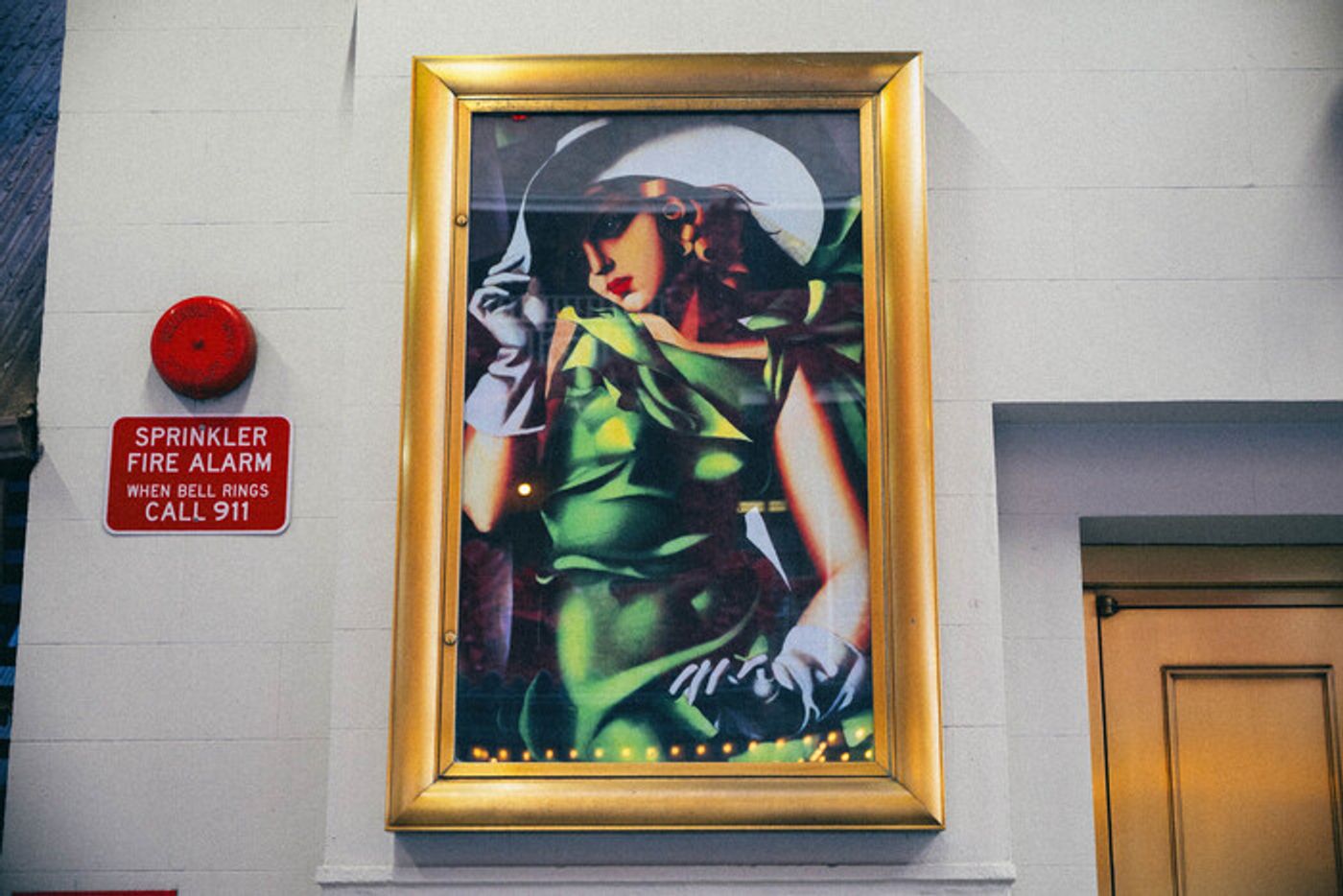 Photos: Selected Works of Tamara de Lempicka Are On Display Outside the Longacre Theatre  Image
