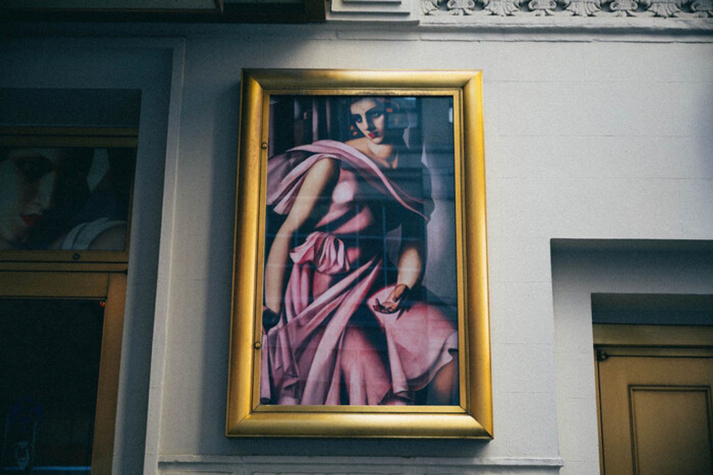 Photos: Selected Works of Tamara de Lempicka Are On Display Outside the Longacre Theatre  Image