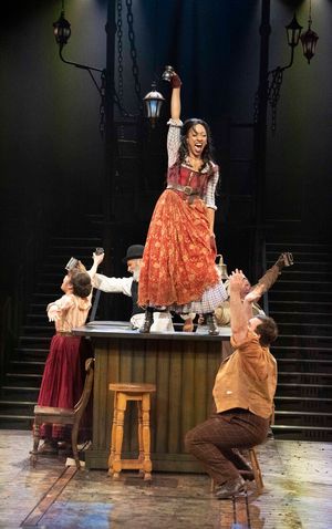 Jenny Fitzpatrick and the Company of OLIVER! Photo