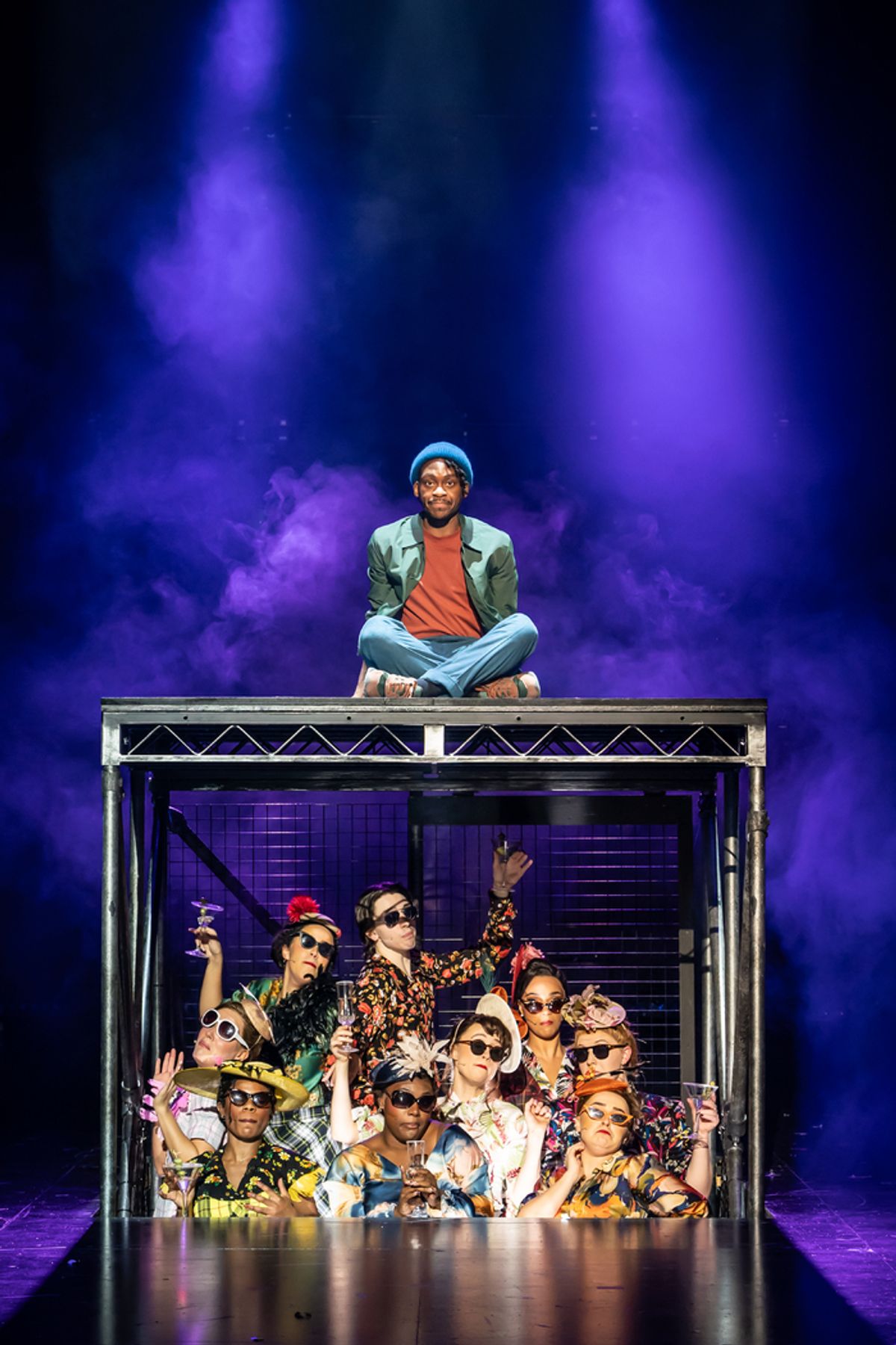 Tyrone Huntley and cast at 