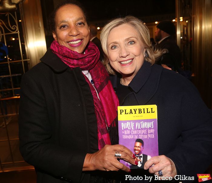 Photos: Hillary Clinton Visits PURLIE VICTORIOUS on Broadway — photo 2 of 8