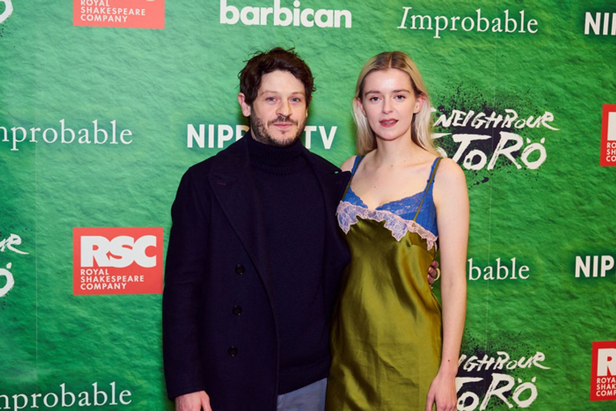 Iwan Rheon and guest at 