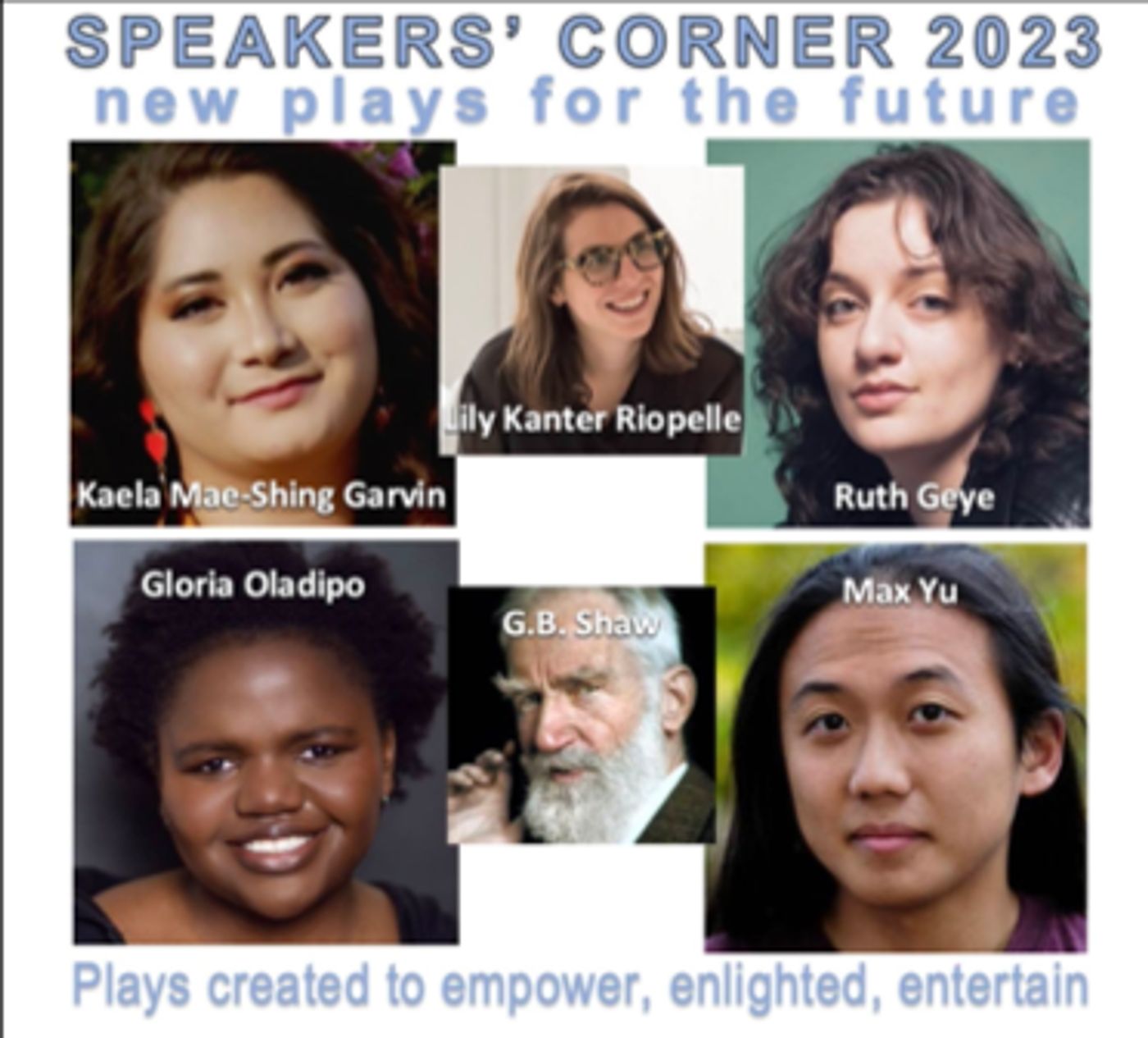 Gingold Theatrical Group Reveals 2023-24 Speakers' Corner New Play Cohort  Image