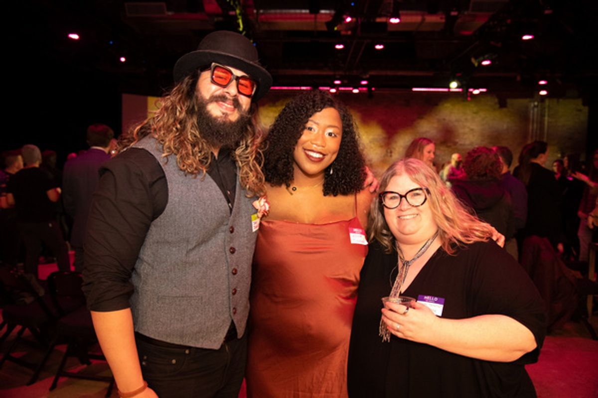 Joel Eduardo Guzman, Veshonte Brown, and Randi Berry at 