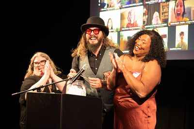 Randi Berry, Joel Eduardo Guzma?n, and Veshonte Brown Photo