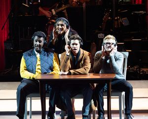 Darrel Morris Jr, Parissa Koo, Drew Seeley, and Anthony Fedorov Photo