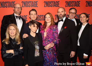 Second Stage Artistic Director and Founder Carole Rothman, Zachary James, Playwright  Photo