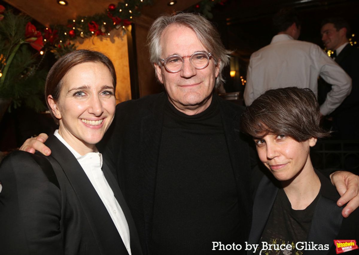 Director Tyne Rafaeli, Bartlett Sher and Playwright Jen Silverman at 
