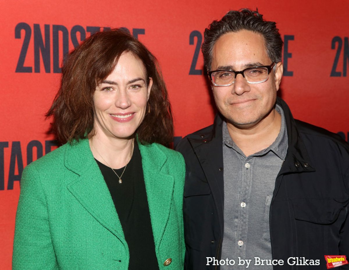 Maggie Siff and Rajiv Joseph at 