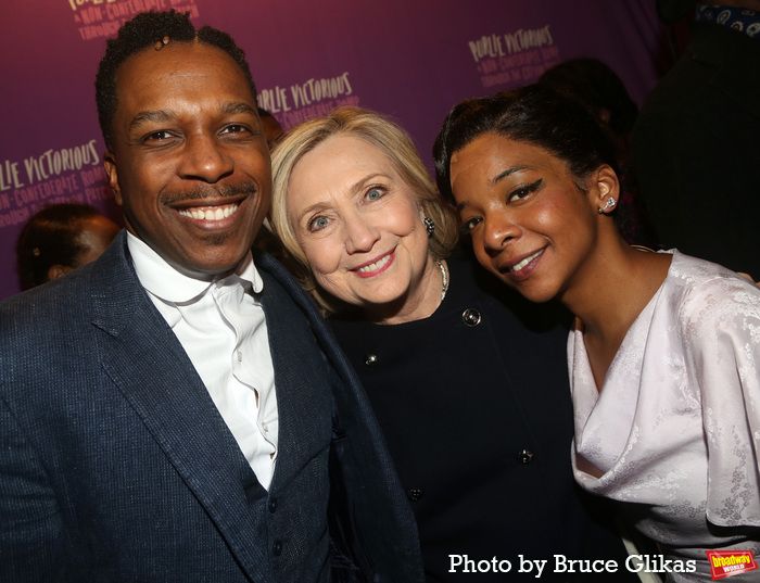 Photos: Hillary Clinton Visits PURLIE VICTORIOUS on Broadway — photo 6 of 8