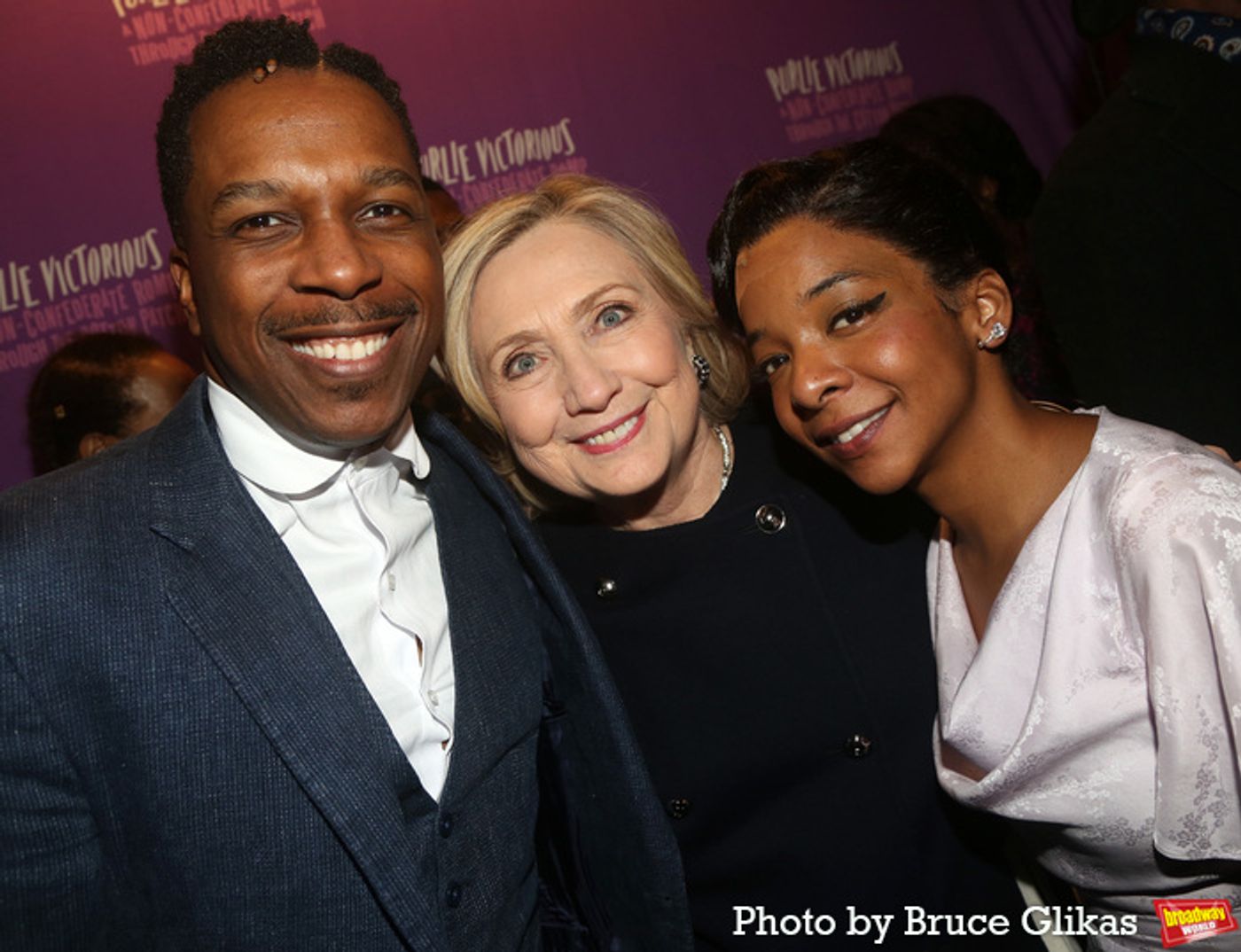 Photos: Hillary Clinton Visits PURLIE VICTORIOUS on Broadway  Image