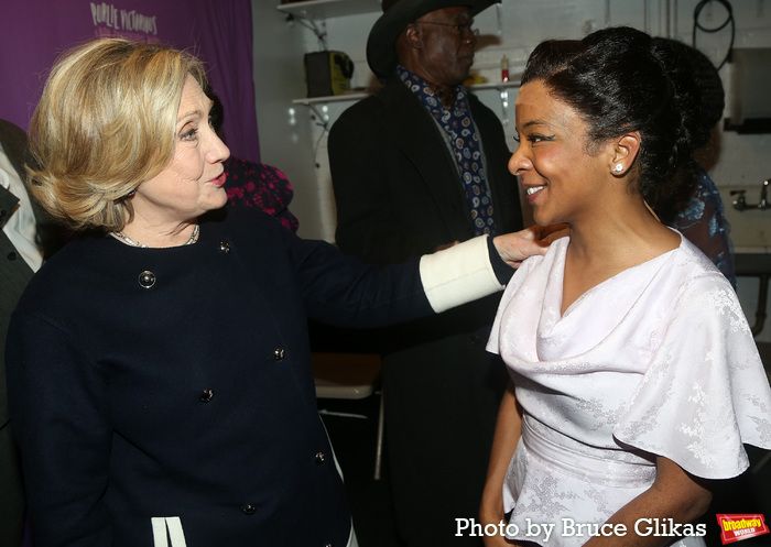 Photos: Hillary Clinton Visits PURLIE VICTORIOUS on Broadway — photo 7 of 8