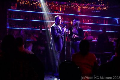 Lee Alan Barrett and an Audience Member Photo